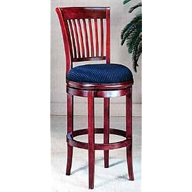 Oak View Cherry Swivel Bar Stools 1 Pair 