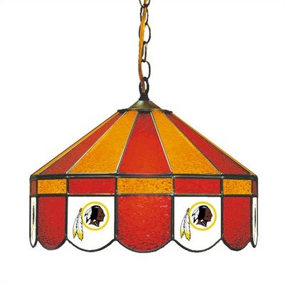 Washington Redskins Stained Glass Pub Light Style: Swag
