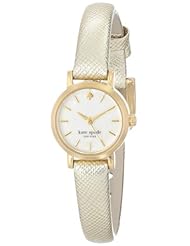 kate spade new york Womens 1YRU0455 "Tiny Metro" Gold Watch