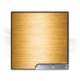 Design Skins for Sony Playstation 3 Slim - Shiny Metal - Gold Design Folie