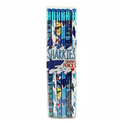 Mememall Fashion Shark Week School Beach Ocean LIfeguard Writing School Supplies Pencil Set of 12