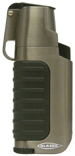 Blazer Venture Butane Refillable  Torch Lighter - Gun Metal