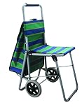 Review dbest  / dbest Out and About Roller Storage Tote and Folding Chair #00-024