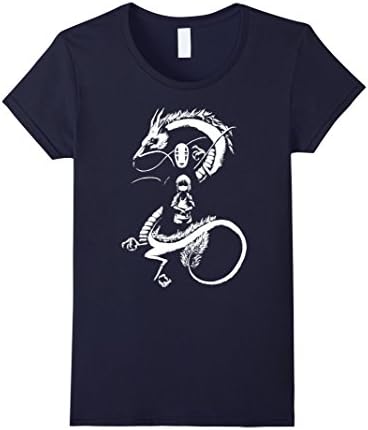 Women's Studio Ghibi Spirited Away - Chihiro - T shirt Medium Navy