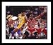 Search : Michael Jordan Chicago Bulls NBA Framed Photograph Guarding Magic Johnson