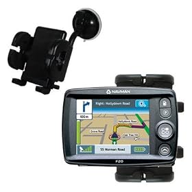 DURAGADGET Navman F20 GPS Satnav Navigation Auto Car Windscreen Windshield Holder Mount