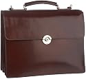 Leonhard Heyden Mens Windsor Three Gusset Briefcase
