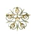 Antique Diamond and Enamel Brooch, circa 1910s