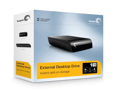 Seagate Expansion 1 TB USB 2.0 Desktop External Hard Drive ST310005EXA101-RK image
