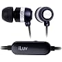 iLuv i353BLK Aluminum In-ear Stereo Earphones with Volume Control (Black)