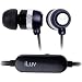 iLuv I353 Aluminum In-Ear Earphones with In-Line Volume Control for All iPods/iPhones and MP3/MP4 players -&nbsp;Black
