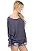 Le More Women's Thermal Dolman Jersey Top