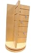 Hardboard Wood Pinwheel Slatwall Countertop 4 Panel Spinner Display