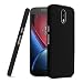 WOW Imagine SWHMG4_G4P/BLK Rubberised Matte Hard Case Back Cover For Moto G Plus 4th Gen ( G4 Plus / G 4th Generation ) - Pitch Black RS.169.00