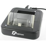 Fosmon® Premium Quality USB Cradle Desktop Charger Pod for HTC Google Nexus One 1 with Extra Battery Charging Slot