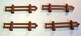 Lego Duplo 4x Reddish Brown FenceIMAGE