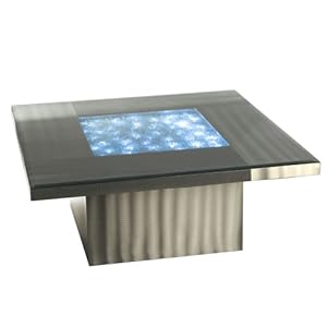 Nova Lighting 5110000 Shattered Cocktail Coffee Table, Brushed,Nova Lighting,5110000,239438