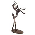 Children on Swings Bronze Sculpture