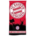 FC Bayern München Fanartikel Velourstuch "Fans" 76x152 cm