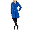 Mossimo&reg; Black Women's Satin Wrap Trench Jacket - Blue Moire