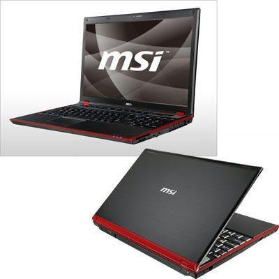 MSI GX640-260 15.4-Inch Gaming Laptop - Black/Red