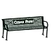 4′ Laser Lettered Lexington Wave Bench , Item Number 1275650, Sold Per EACH