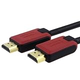 High Speed HDMI Cable with Ethernet M/M , 35FT Red/Black