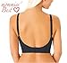 Mommies' Best Seamless Clip Down Nursing Bra Bralette(Large, Black)