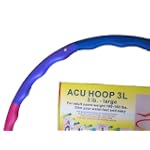 Weighted Sports Hula Hoop for Weight Loss - Acu Hoop 3L - 3 lb. large