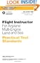 Flight Instructor for Airplane Multi-Engine Land and Sea Practical Test Standard: #FAA-S-8081-6B (multi) (Practical Test Standards series)