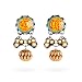 Ayala Bar Earrings - Classic Collection in Crimson, Blue, and Pearly White #1482 AE OE