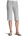 Dockers Women's Soft Khaki Capri Petite,Blue Fox Mini Stripe,4P
