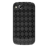 Amzer AMZ91275 Luxe Argyle High Gloss TPU Soft Gel Skin Case for HTC Desire ....