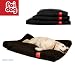 Poi Dog� Large Dog Bean Bag - BLACK Poly Canvas Bean Bags for Dogs - Large / Medium Dogs (41")