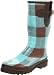 Western Chief Women's Sassy Plaid Knee-High Boot,Brown,8 M US