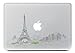 iCasso Sights of French Eiffel Tower Vinyl Decal Sticker Skin for Apple MacBook Pro Air Mac 13