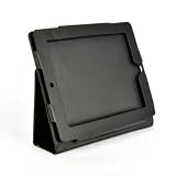 Apple iPad Stand Leather Case Cover Holder Black