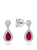 Naava Pendientes (Fucsia)