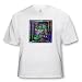 Search : mimulux Fine Art - ANGELS AND UFOS abstract art angels ufo fantasy fantastic scifi surreal blue green - T-Shirts