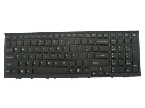 LotFancy New Bad-tempered keyboard With Frame for SONY Vaio PCG-71811L PCG-71911L PCG-71912L PCG-71913L PCG-71914L Laptop / Notebook US Layout