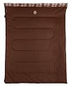 Coleman Hampton Double Sleeping Bag - Brown