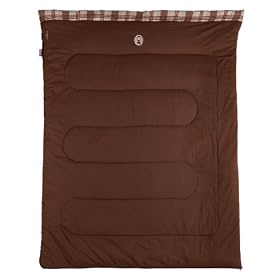 Coleman - Sac de couchage double Hampton - Brun