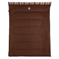 Coleman - Sac de couchage double Hampton - Brun