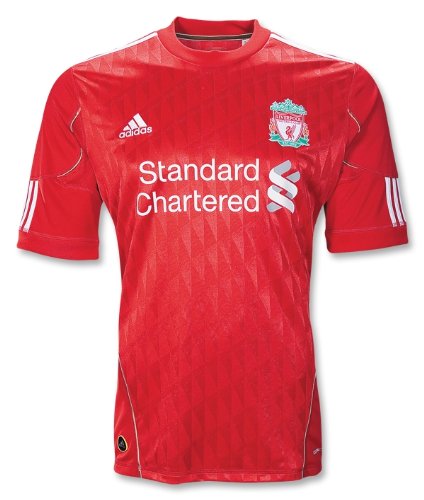 adidas Liverpool 10/12 Home LS Soccer Jersey