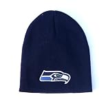 Urban Boundaries - Seattle Seahawks Solid Navy Beanie (Embroidered Logo)