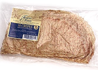 Crepes Fresh Whole Wheat - non perishable - 10 pcs. - 10.4 oz 300 gr by Terroirs D'Antan,... by Apilcina