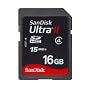 SanDisk Secure Digital, SD Speicherkarte SDHC Ultra 16GB (original Handelsverpackung)