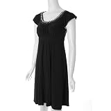 Sangria Jeweled Neck Fashion Dress