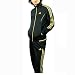 adidas(アディダス) ジャージ 上下 adibright メンズ ブラック/メタリックゴールド アディブライト Lサイズ RA734-O14752