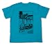 おもちゃ: おやすみプンプン 街角のプンプンTシャツ ターコイズブルー サイズ:L